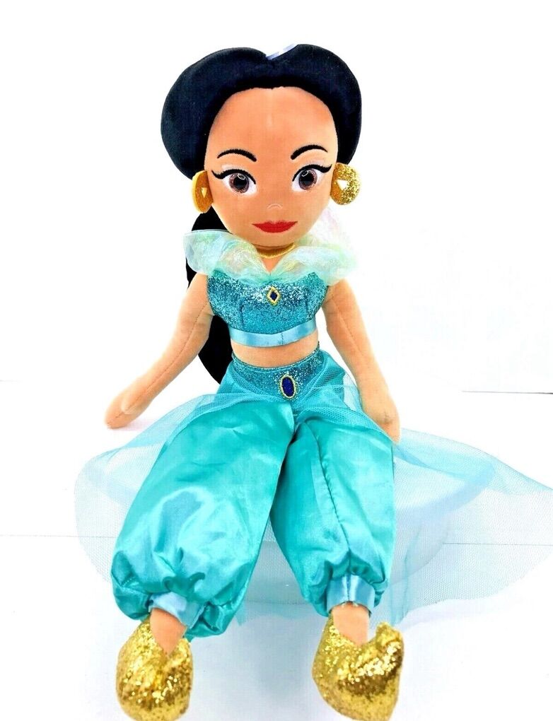 TY Sparkle Disney Aladdin Jasmine 14 Inch Plush