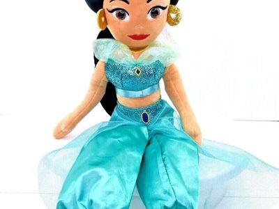 TY Sparkle Disney Aladdin Jasmine 14 Inch Plush