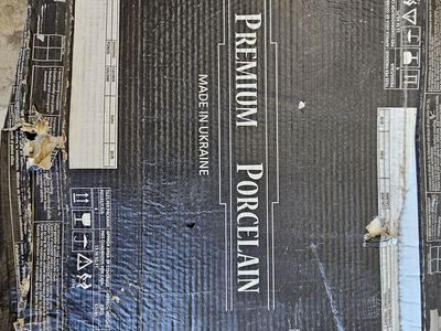 Premium Porcelain Tile - Made in Ukraine, New (Full Boxes)