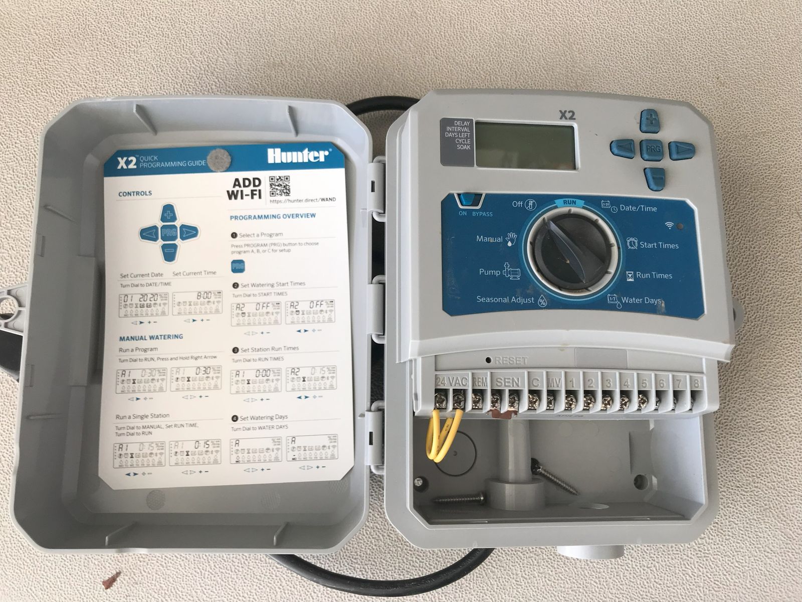 Hunter X2 8 Zone Sprinkler Controller