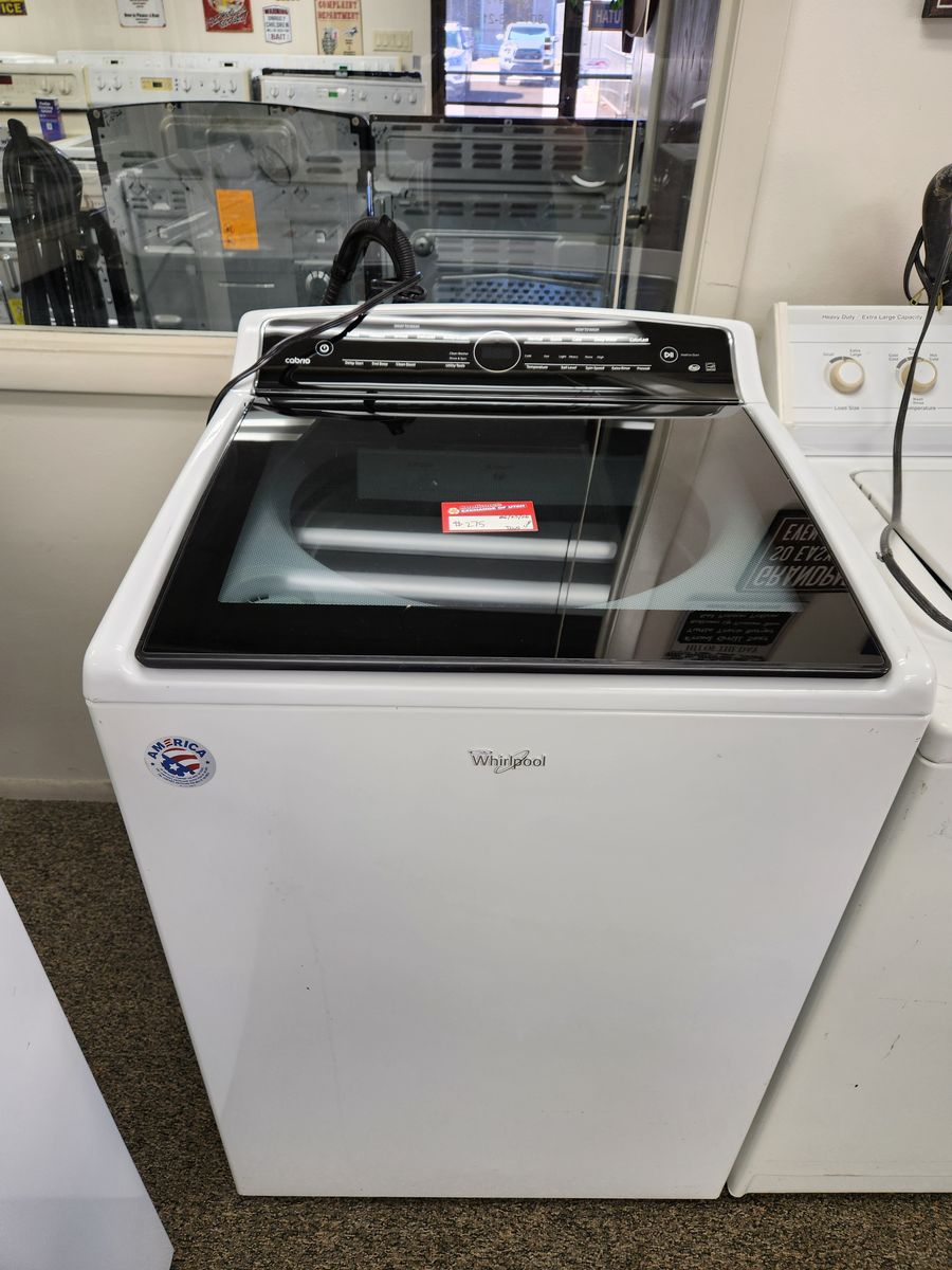 Whirlpool Cabrio Top Load Washer with No Agitator - White