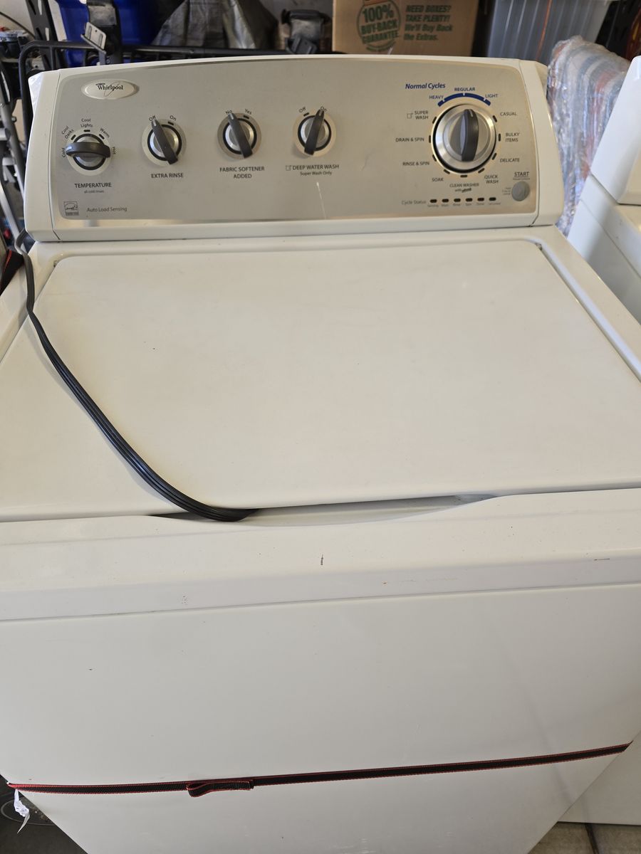 Whirlpool 3.4-cu.ft. Top-Load Washing Machine in White with Auto Load Sensing
