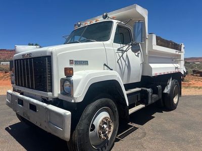 1986 GMC Brigadier Dump Truck - White, 130,317 Miles, 10,328 Hours