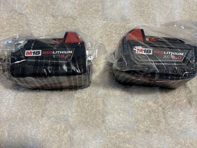 Milllwake batteries, M18, Red Lithium, XC 5.0
