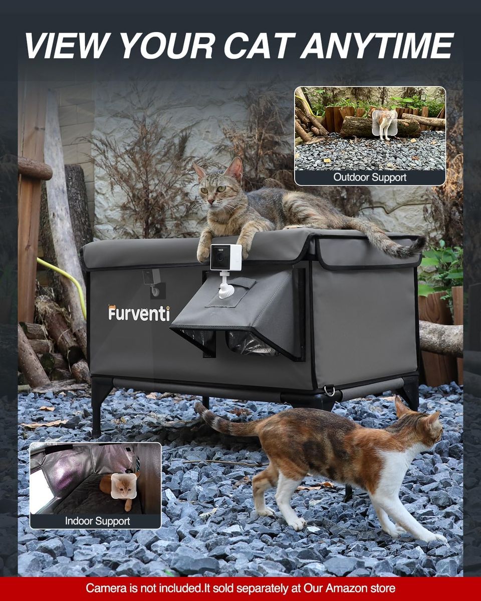 Lamlingo Heated Outdoor Cat House