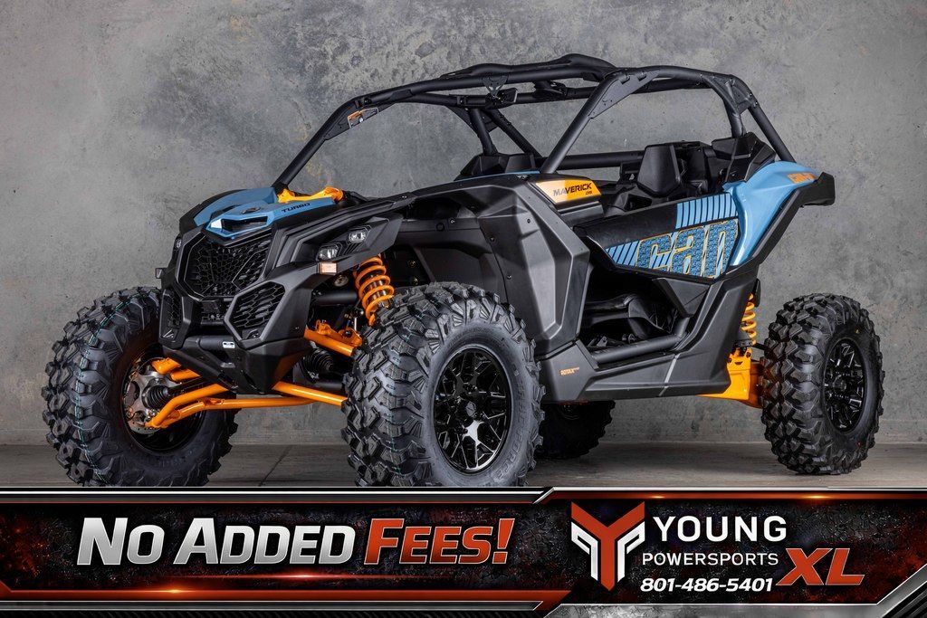 2026 Can-Am® Maverick X3 DS Turbo Scandi Blue & Orange Crush