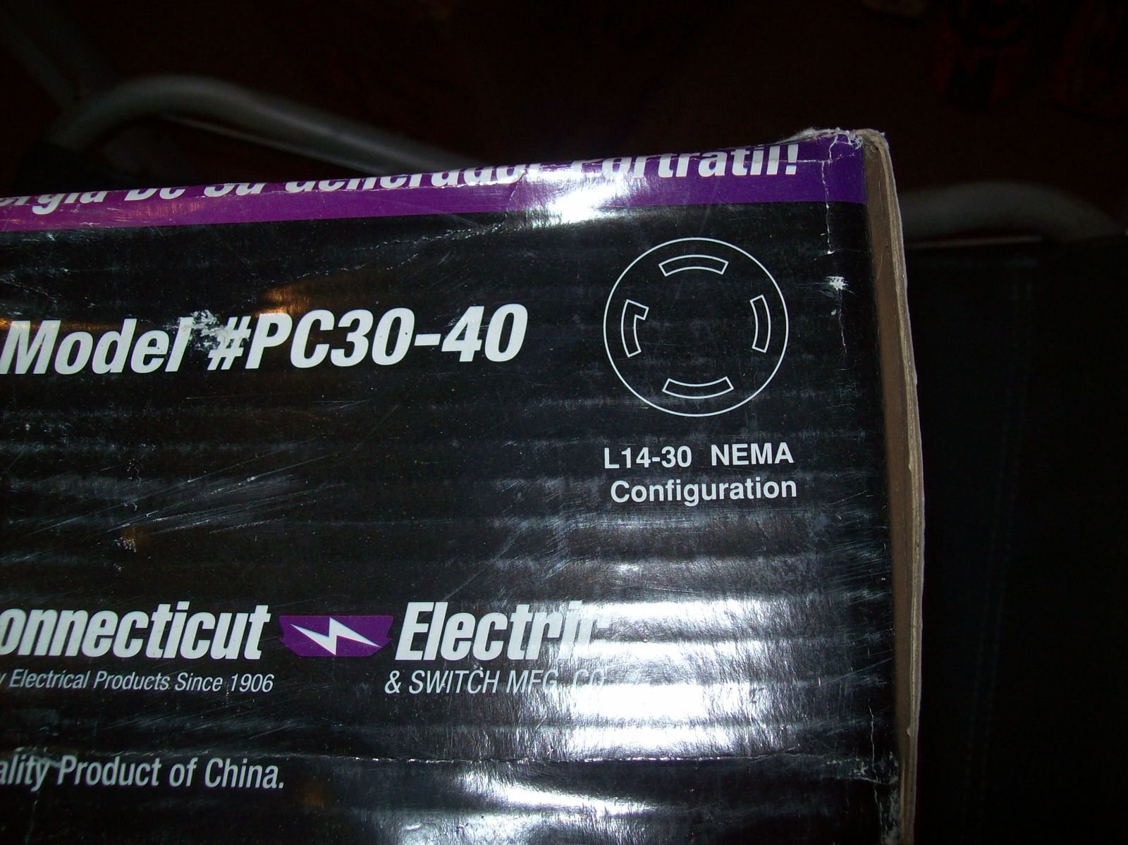 GENTRAN RELIANCE Model 30216 Manual transfer switch for portable generator for sale