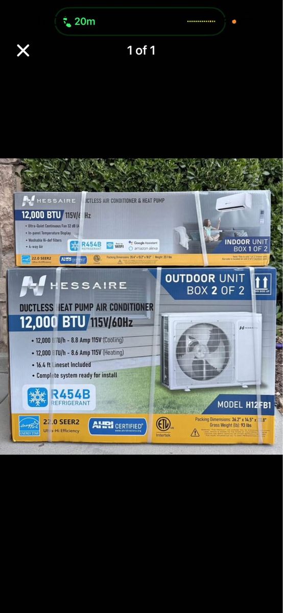 Minisplit - 12000 BTU/22SEER