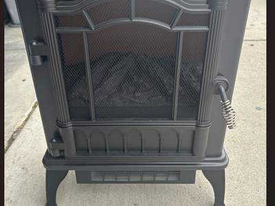 Mainstays SHAG-G24F Black 1500w 2-Setting 3D Electric Stove Heater