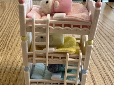Calico Critters, Doll House Furniture and Décor, Bunk Beds