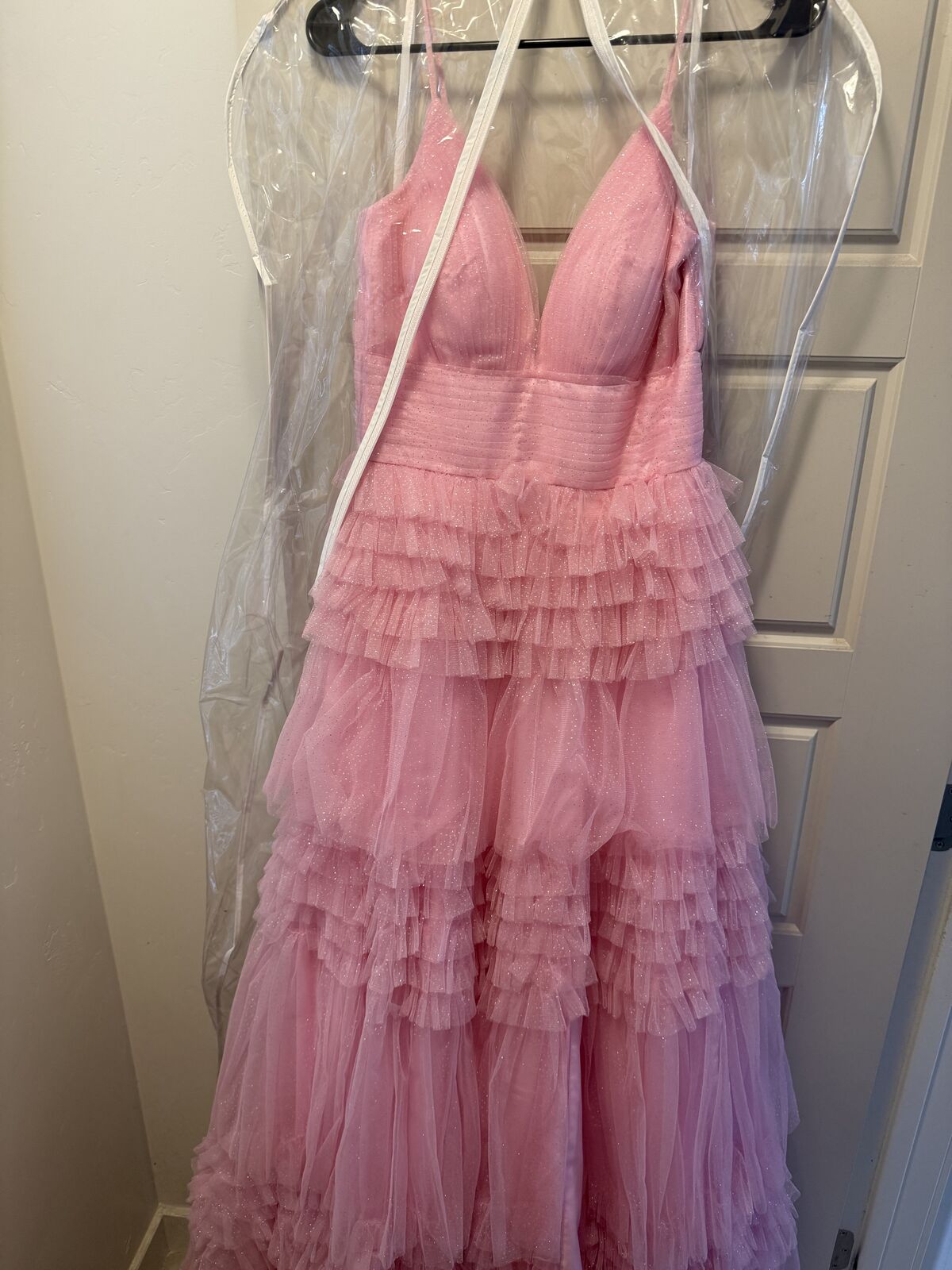 Pink prom dress