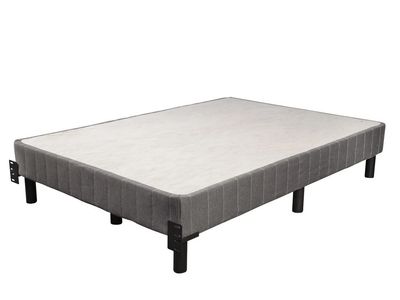 Enforce Platform Bed Base with Legs and Headboard Brackets Queen 1640013 #79952