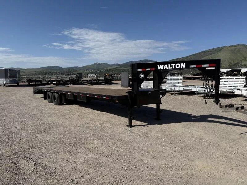 2025 Walton Trailers 35' 24K Gooseneck Flatbed Trailer