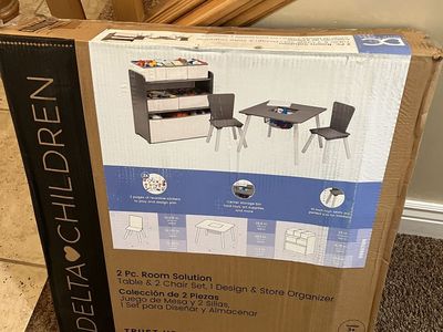 NEW: Delta Children 4-Piece Bedroom Playroom