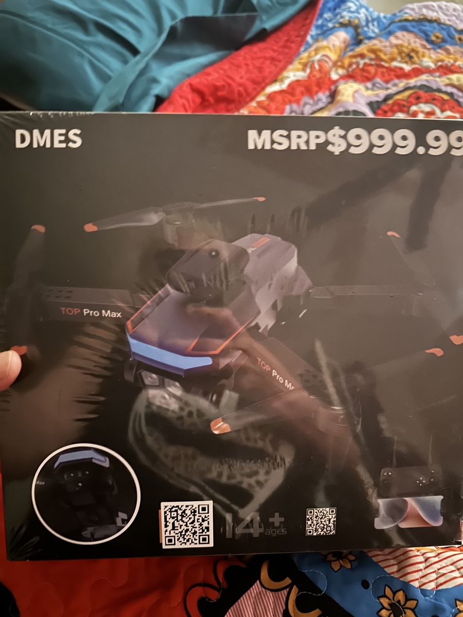 DMES TOP Pro Max Drone - New & Sealed, MSRP $999.99