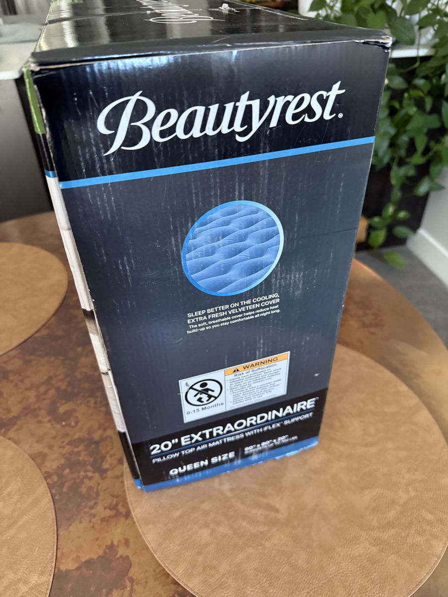 Beauty Rest Silver Extraordinaire Air mattress (Never opened)