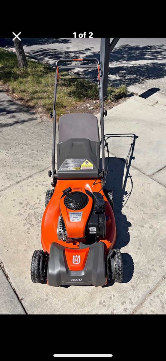 Husqvarna lawnmower all wheel drive