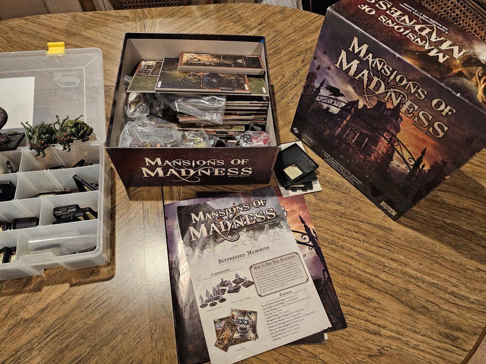 Mansions of Madness 1st and 2nd edition assets