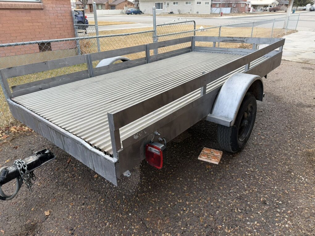 11.5 Ft Open Flatbed /Aluminum Bed/Utility Trailer