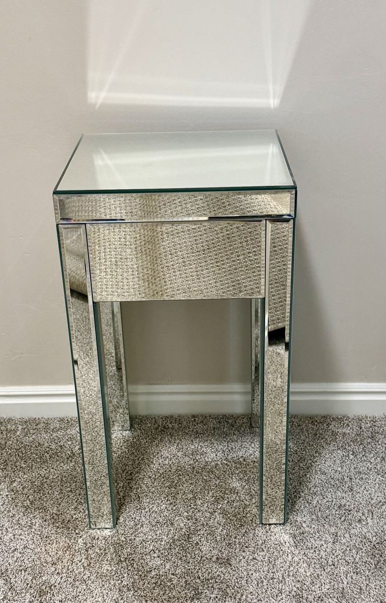 Mirror End Table