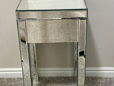 Mirror End Table