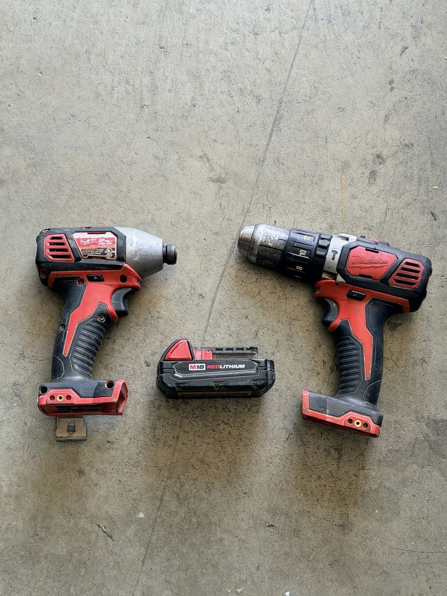 Milwaukee impact and hammer drill