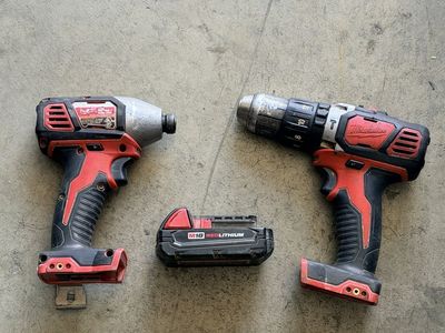 Milwaukee impact and hammer drill