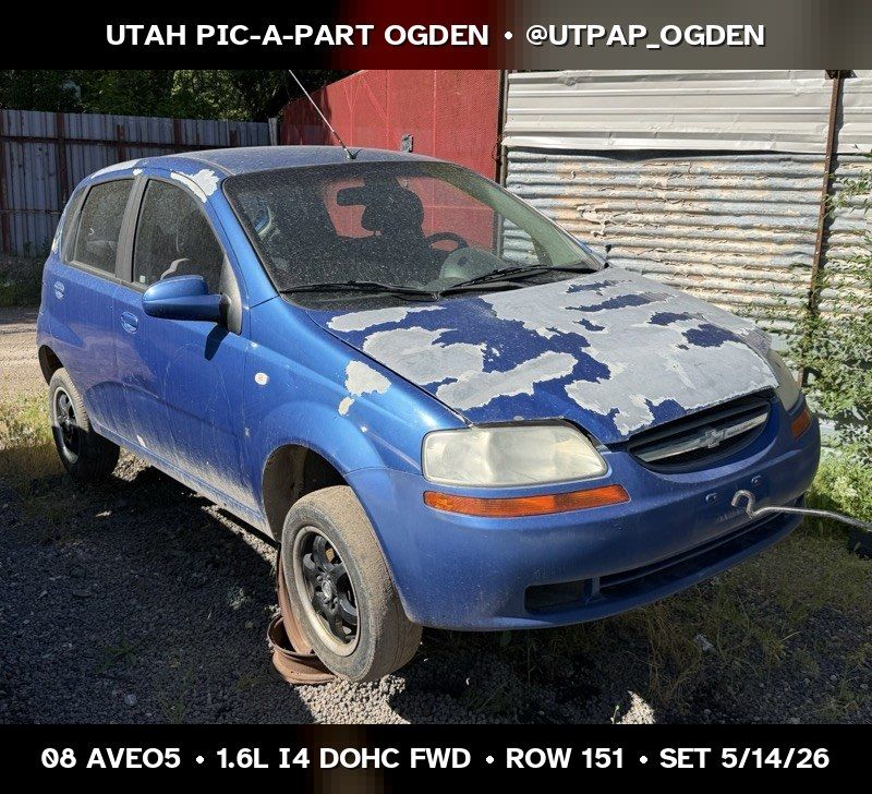 2008 Chevrolet Aveo5 Parts - UTPAP Ogden
