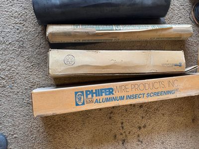 Mobile Screen Rig Restock - Bulk Phifer Mesh & 12ft Extrusions - SAVE $$$