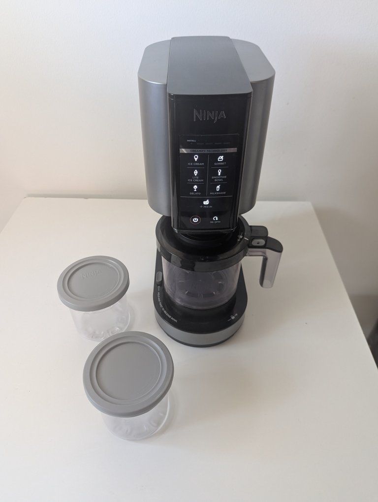 Ninja CREAMi NC301 Ice Cream Maker, Gelato, Milkshake, Sorbet & Smoothie Bowl Machine