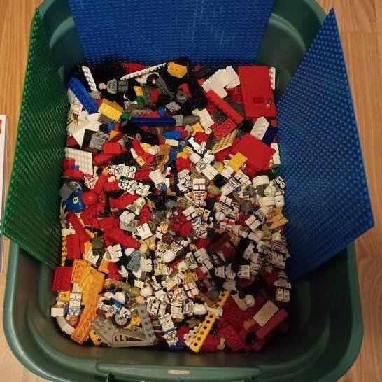 16 Lbs of Misc Legos + Lego book