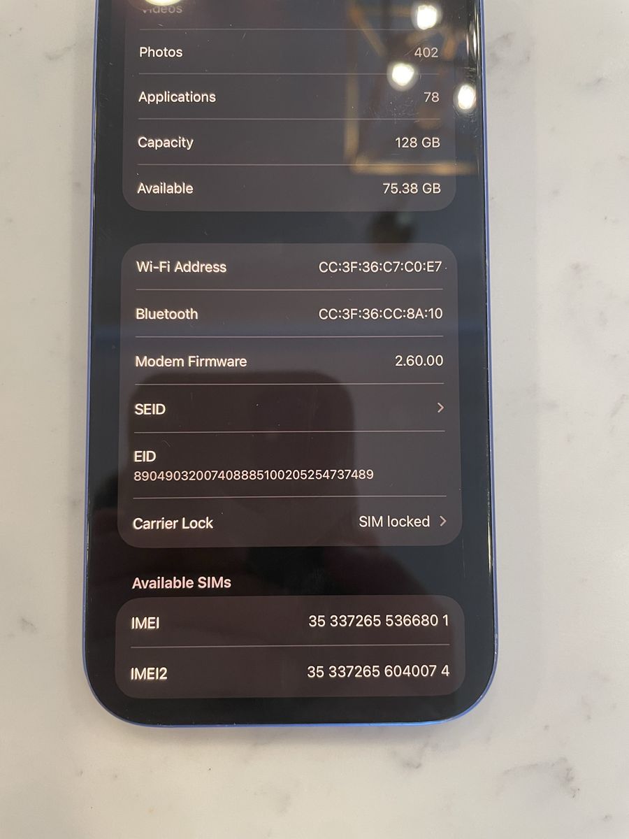 iPhone 16 126 gb
