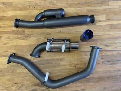 HKS Hi-Power Single Exit Catback Exhaust for 2013-2020 Subaru BRZ Scion FR-S FRS Toyota 86 32016-BT002