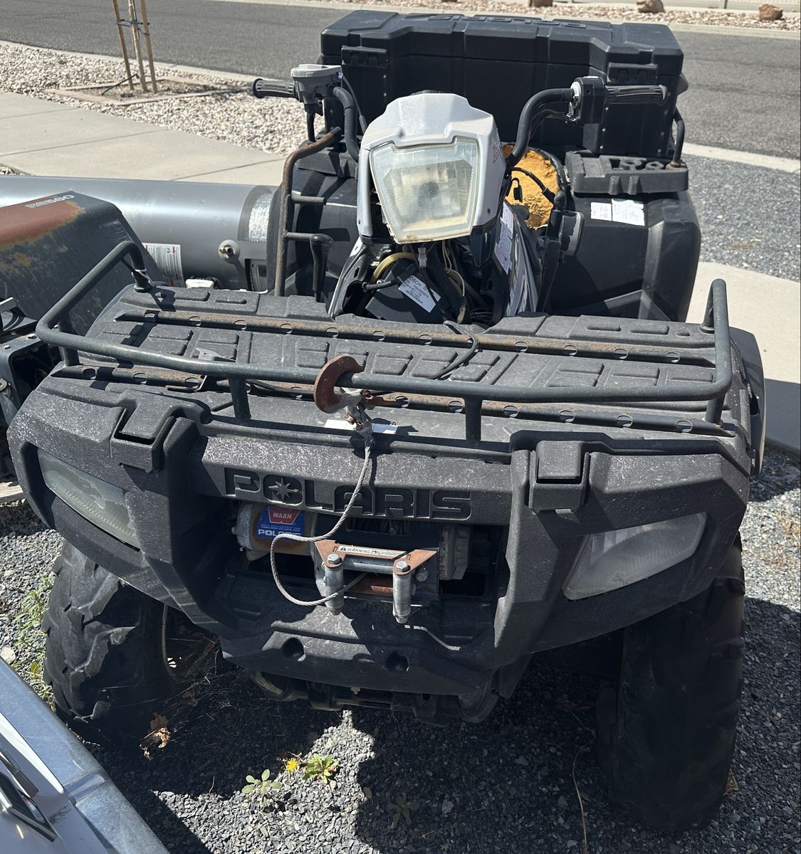 2004 Polaris 700 ATV Quad with Storage Box and Winch