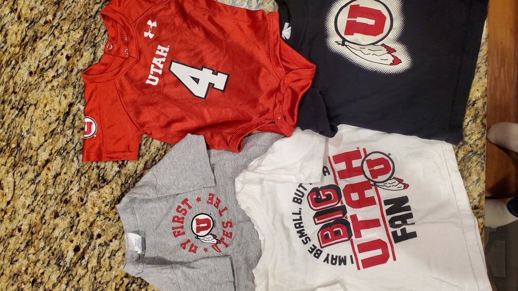 University of Utah baby and toddler clothes