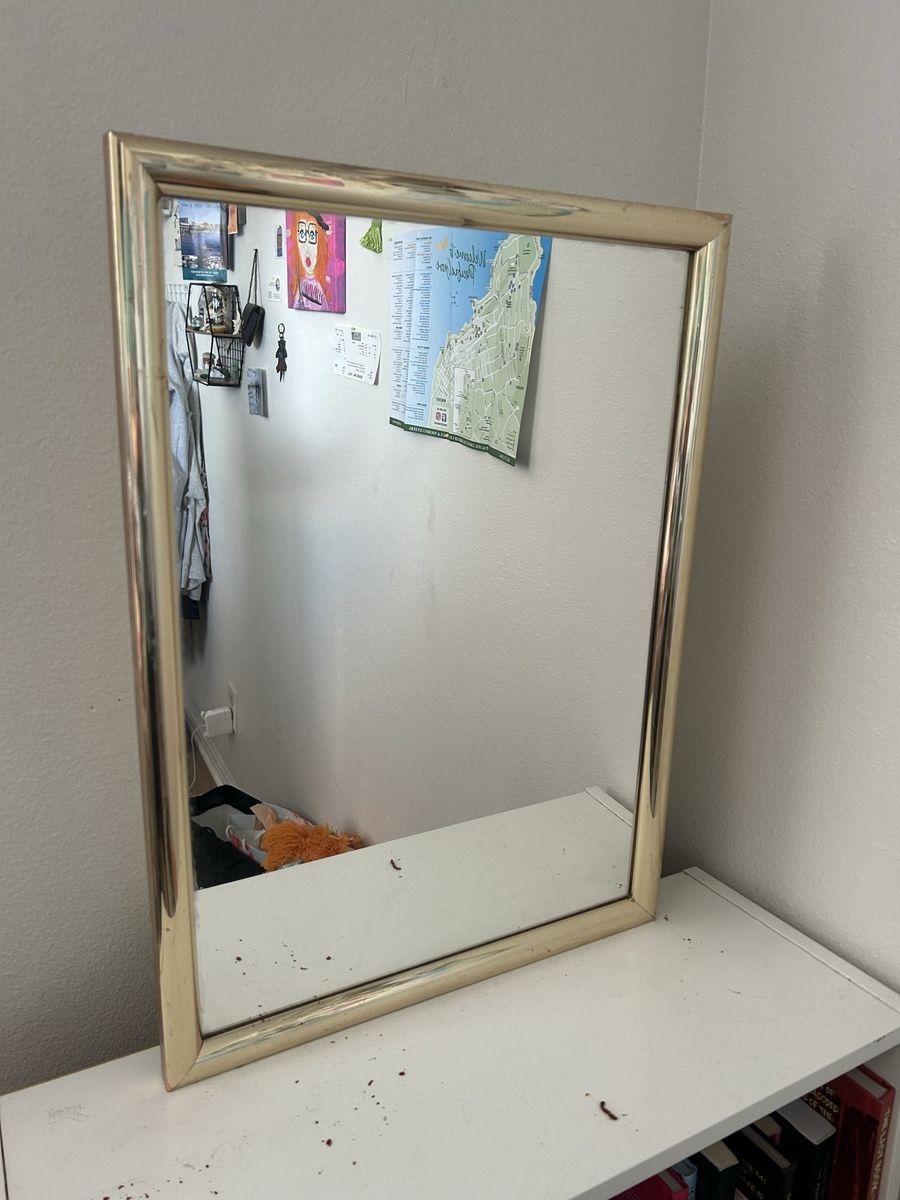 Vintage Gold Frame Wall Mirror