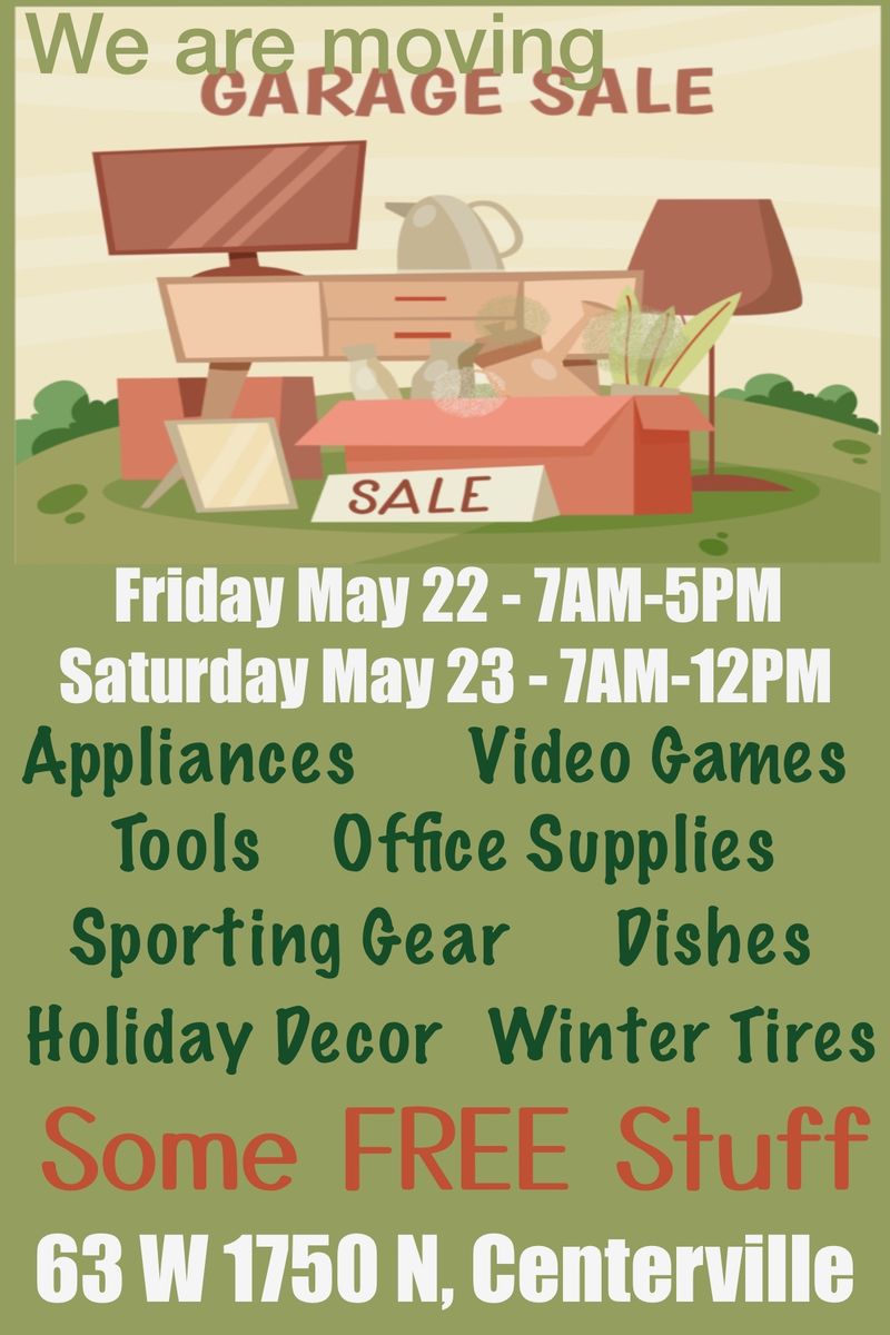Moving Sale