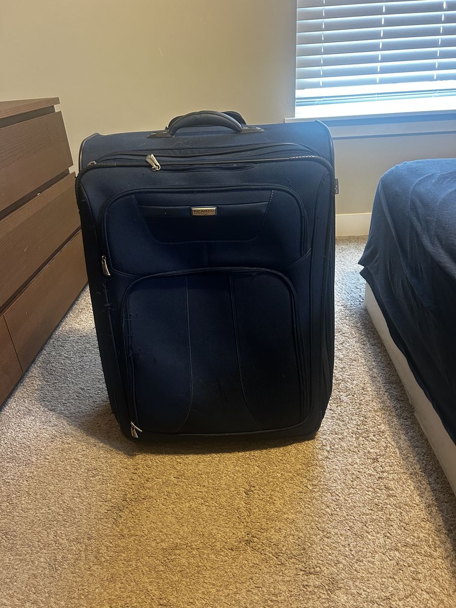 Suitcase and garment bag for sale 