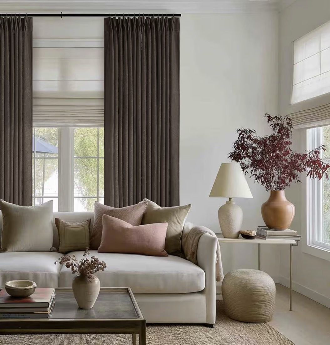 Chocolate Brown CURTAINS