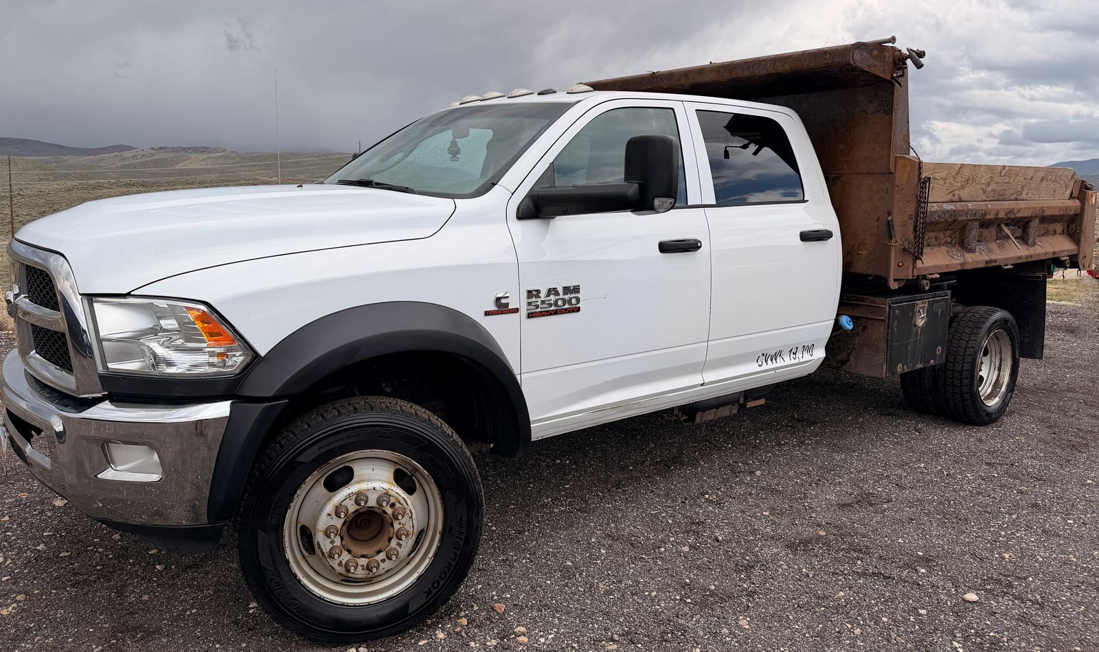 Dodge Ram 5500 Crew Cab Dump Truck
