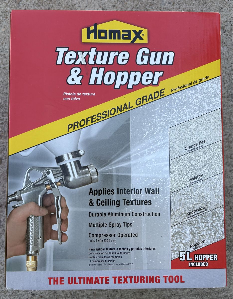 Homax Texture Gun & 5L Hopper Kit