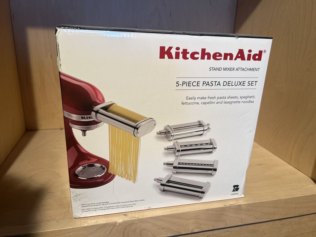 KitchenAid 5 Piece Pasta Deluxe Set - New