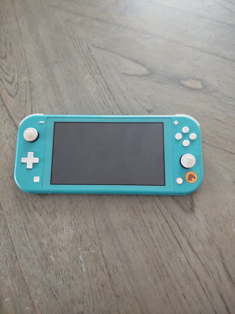 Nintendo Switch Lite Turquoise Handheld Console - Animal Crossing Special Edition