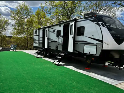 Camping RV Artificial Grass 10 foot by 30 foot. NEW in box.