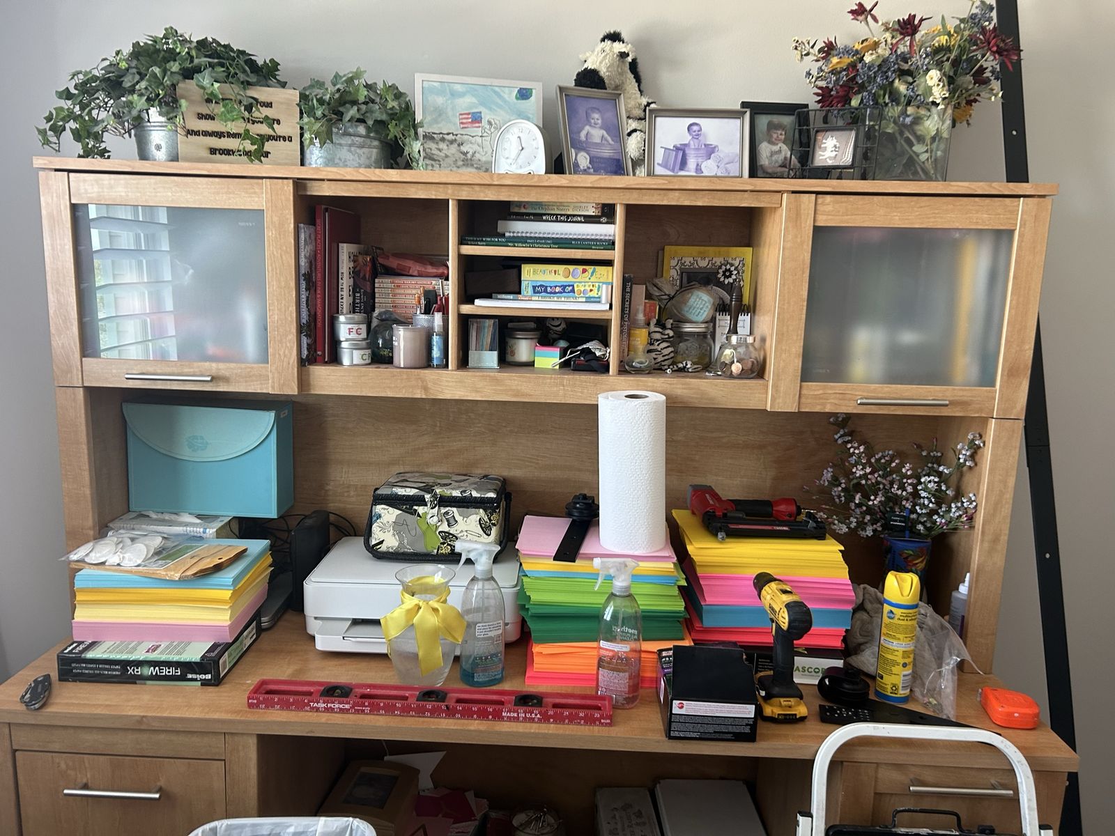 Desk With Matching Cabinet