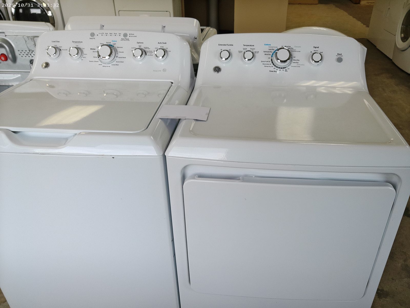 White GE Washer and Dryer~Excellent Working Condition~90 Day Guarantee