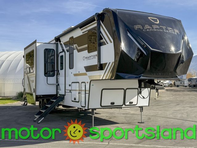 2026 Keystone Carbon 368 Toy Hauler Garage Outdoor Kitchen