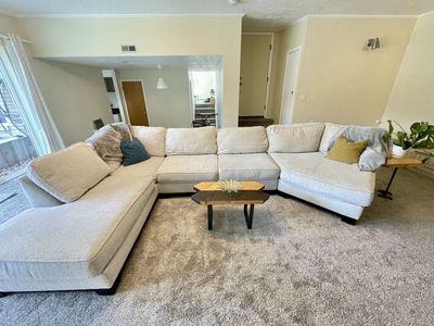 RC Willey Artemis Beige 3-Piece Sectional with Left Chaise