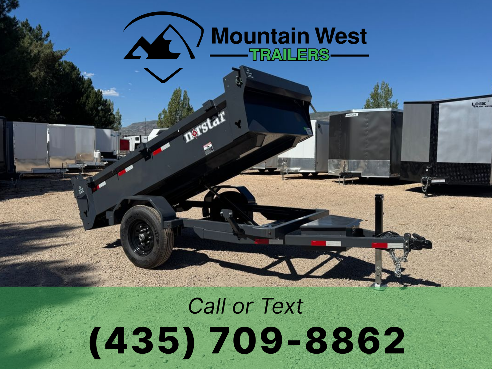 2027 Norstar 5X10-7K Single Axle Dump Trailer