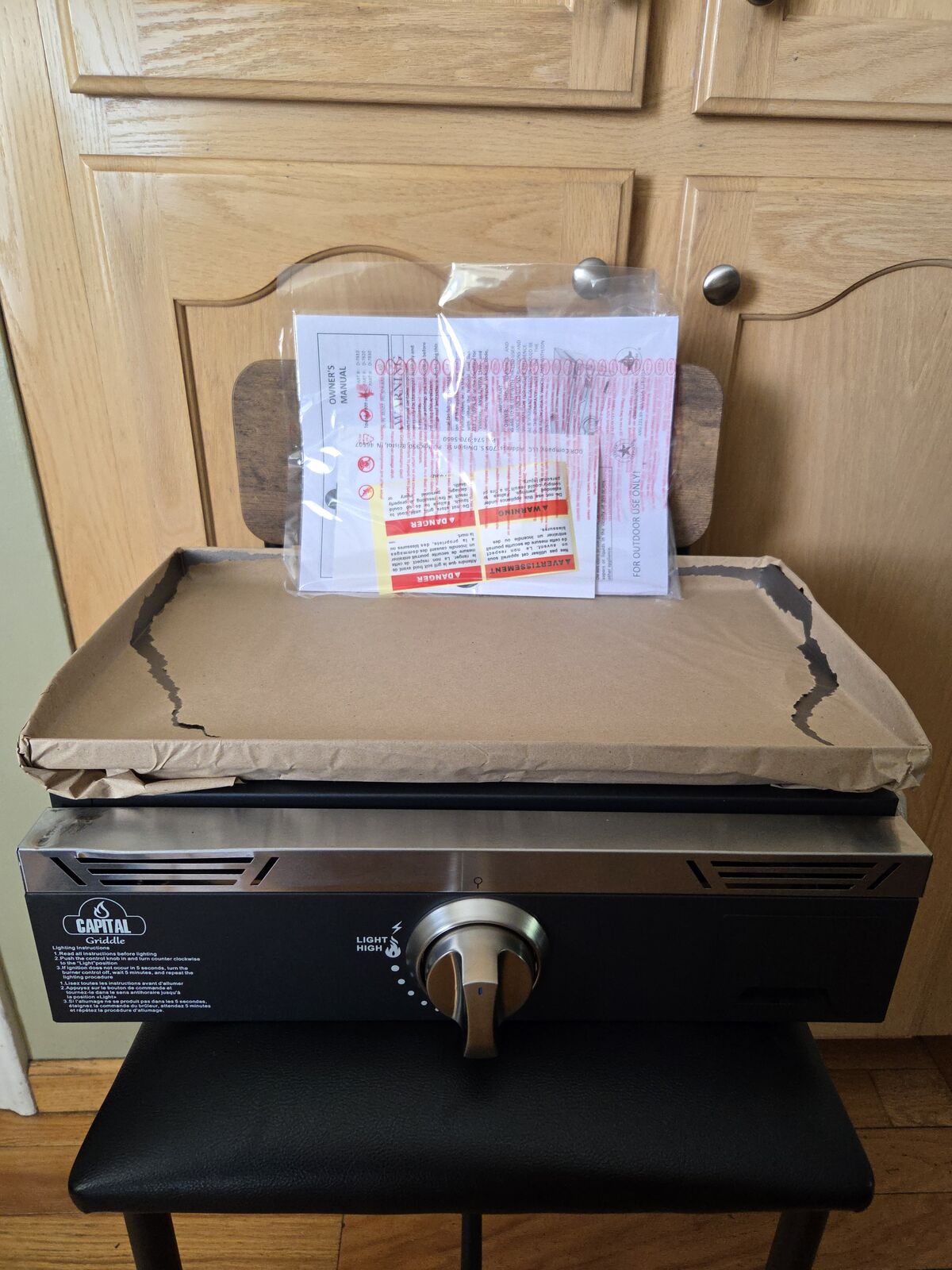 Brand new Capital Griddle, portable model D-7810 single burner